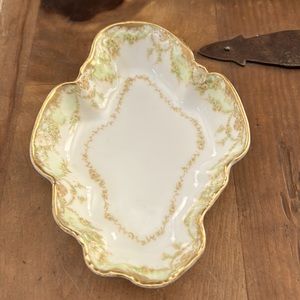 Vintage Bawo & Dotter Limoges dresser trinket tray